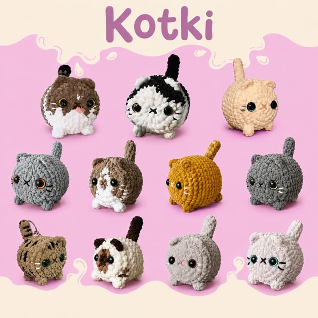 Oryginalne zdjęcie Kotków Bochenków ze sklepu szytka.shop